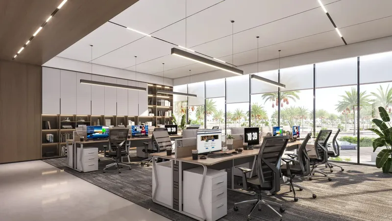 Interior at Tomorrow Commercial Tower in Dubai International City Dubai