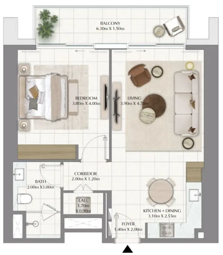 Emaar Valia floor plan