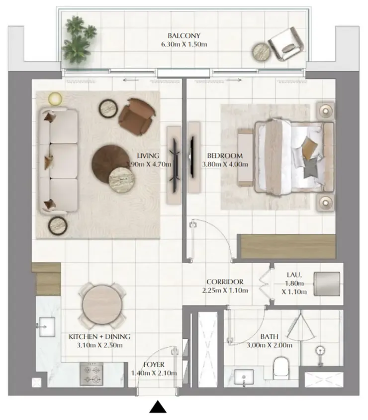 Emaar Valia floor plan