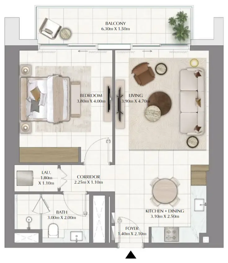 Emaar Valia floor plan
