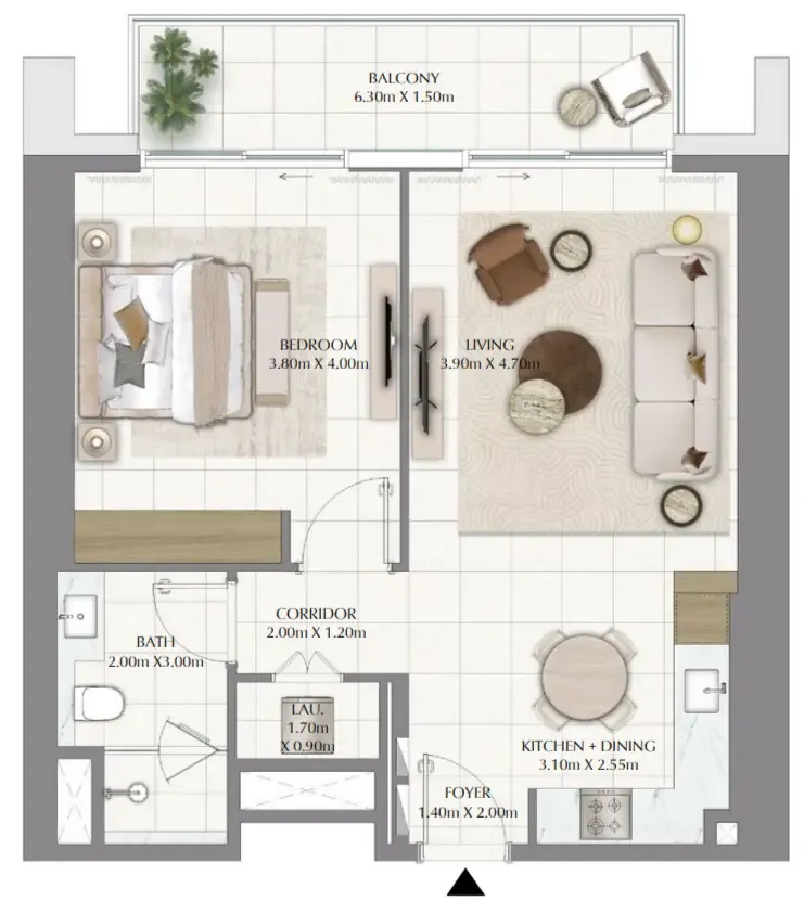 Emaar Valia floor plan