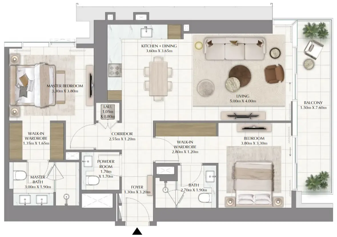 Emaar Valia floor plan