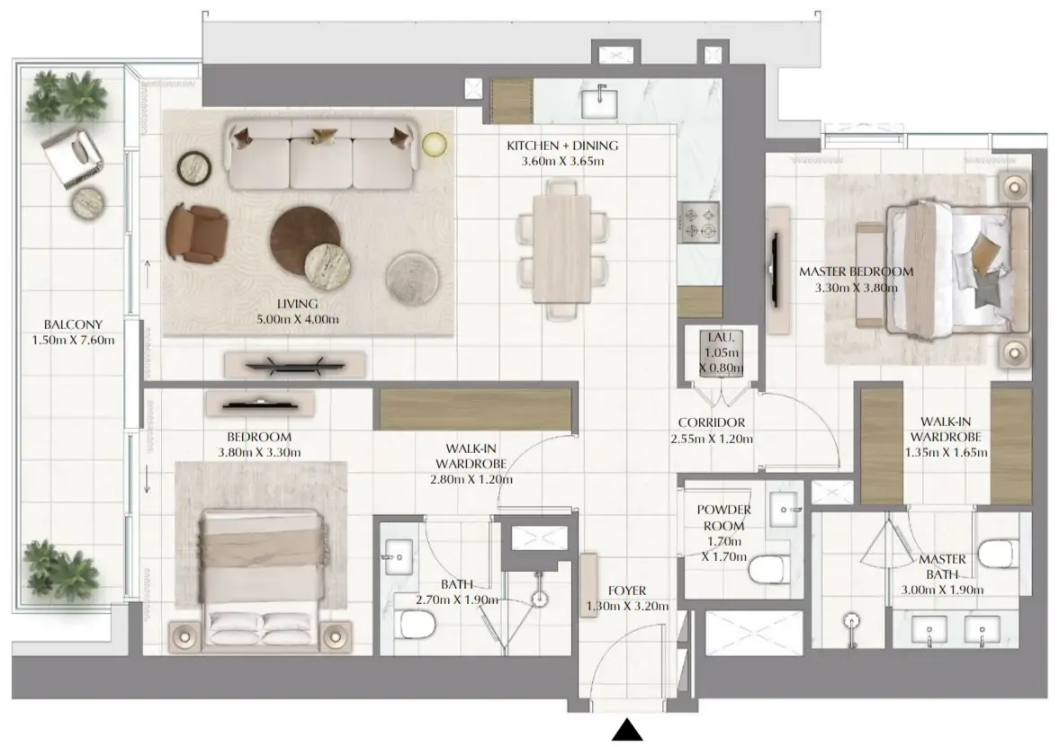 Emaar Valia floor plan