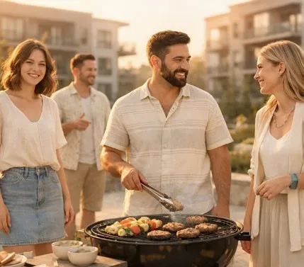 BBQ Area amenity image at Valia