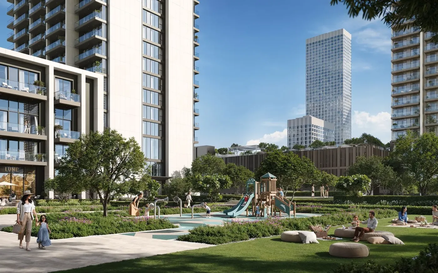 Landscaped Linear Park amenity image at Valia