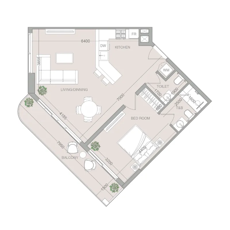 Object 1 VERDAN1A 4 floor plan