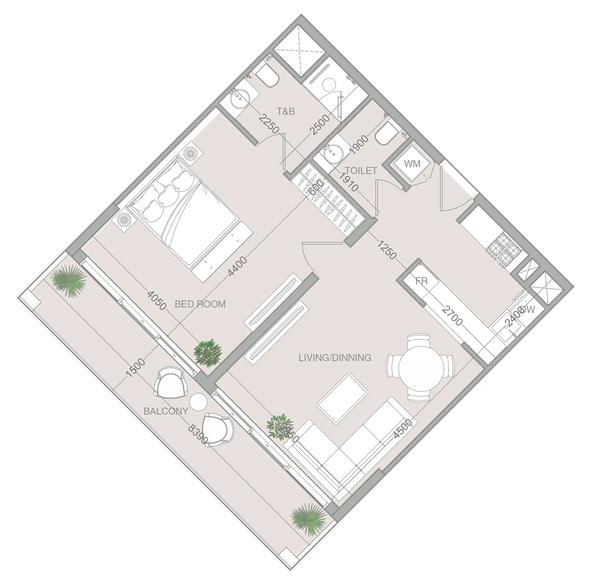 Object 1 VERDAN1A 4 floor plan