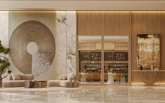 Lobby Café amenity image at Vertex Pointe