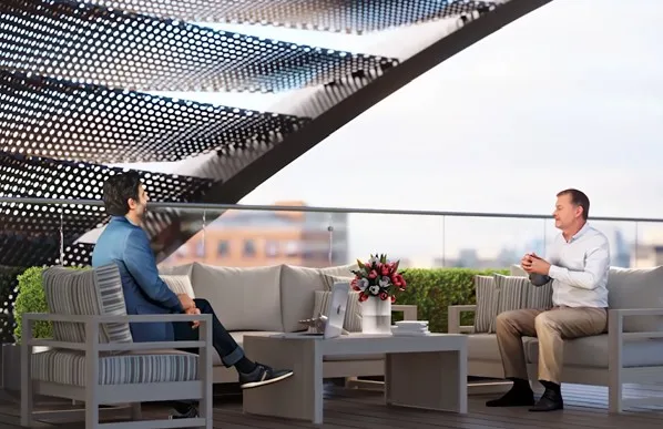 Outdoor Meeting Zone amenity image at Vertex Pointe