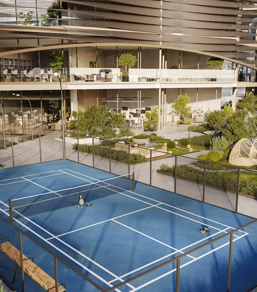 Padel Court amenity image at Vertex Pointe