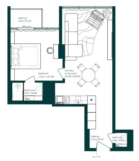 Arsenal East Vibe floor plan