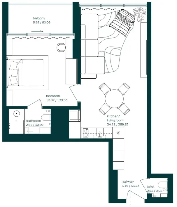 Arsenal East Vibe floor plan