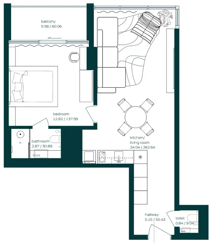 Arsenal East Vibe floor plan