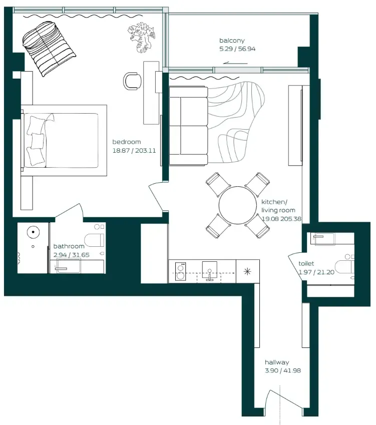 Arsenal East Vibe floor plan