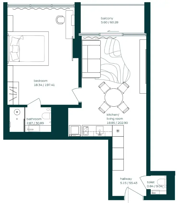 Arsenal East Vibe floor plan