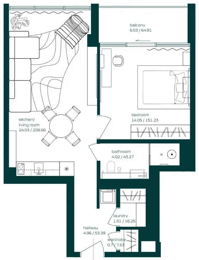 Arsenal East Vibe floor plan