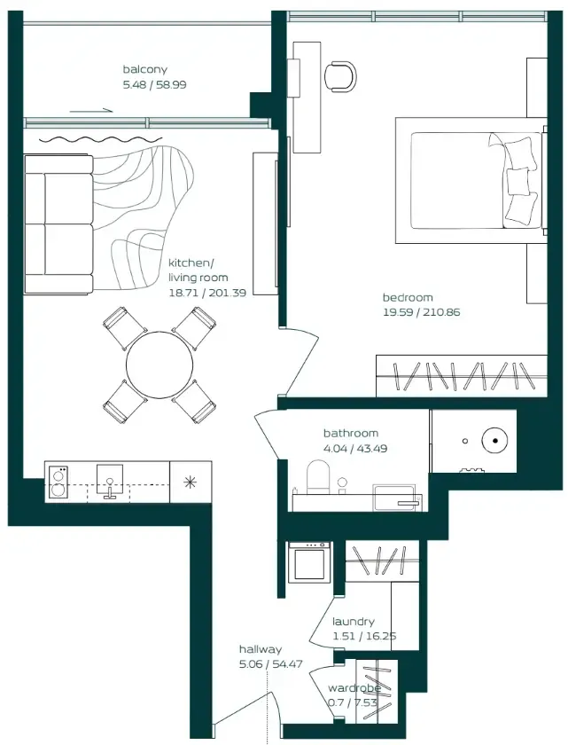 Arsenal East Vibe floor plan
