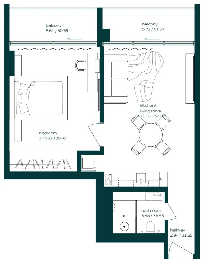 Arsenal East Vibe floor plan