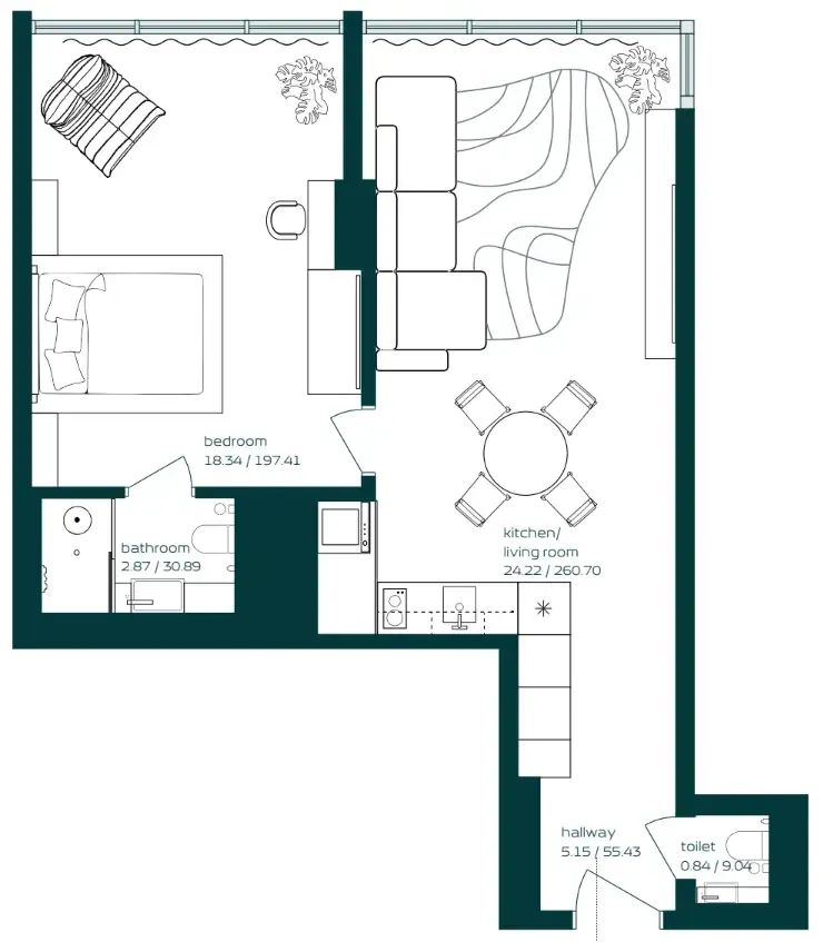 Arsenal East Vibe floor plan