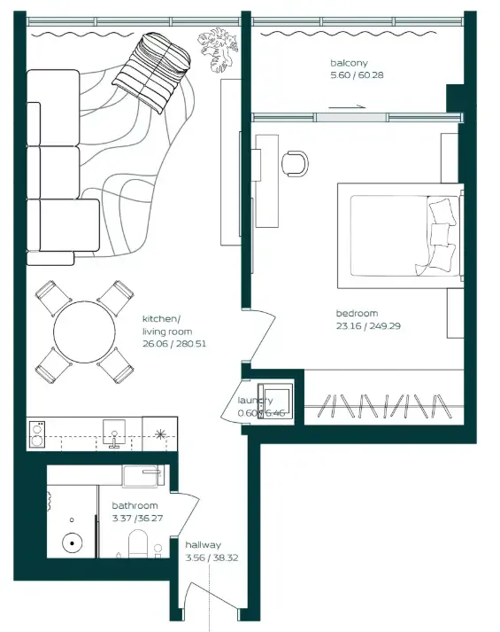 Arsenal East Vibe floor plan