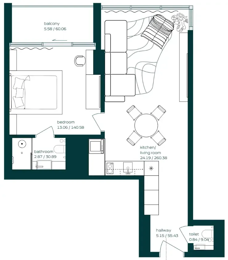 Arsenal East Vibe floor plan