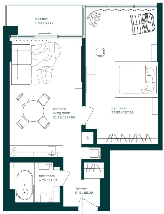 Arsenal East Vibe floor plan