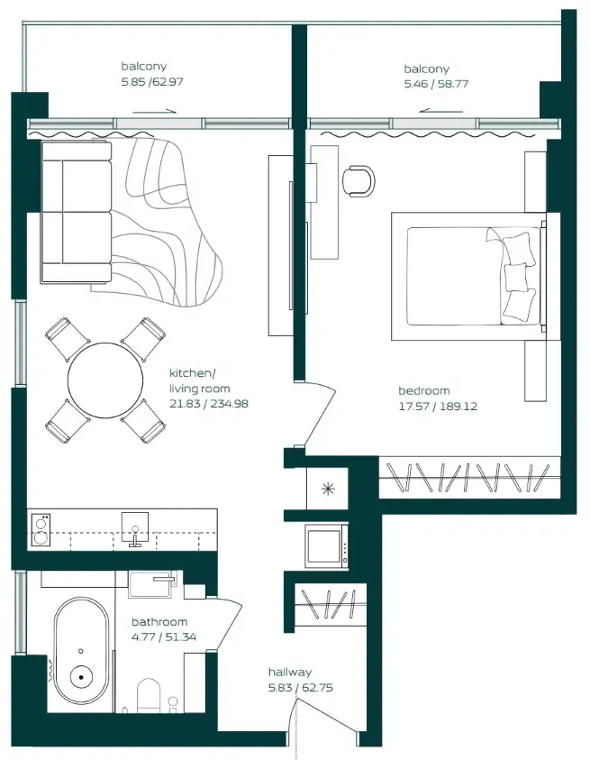 Arsenal East Vibe floor plan