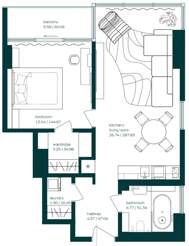 Arsenal East Vibe floor plan