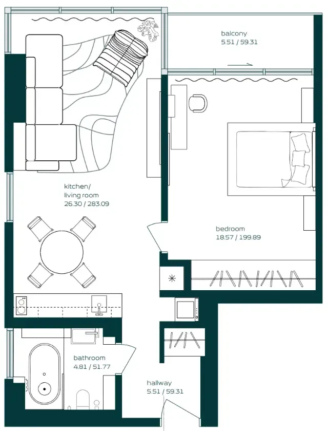 Arsenal East Vibe floor plan