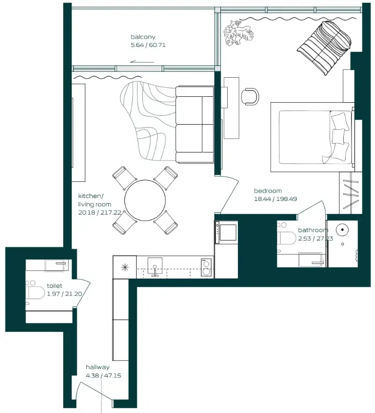 Arsenal East Vibe floor plan