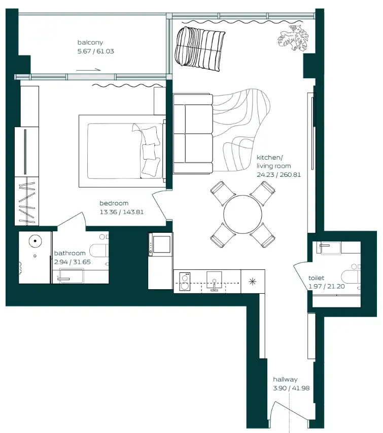 Arsenal East Vibe floor plan