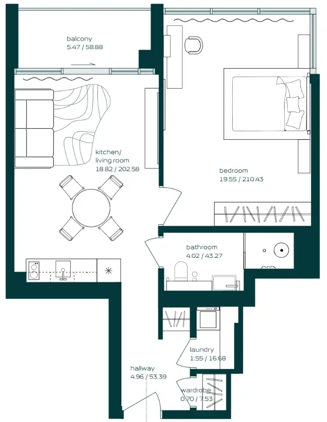 Arsenal East Vibe floor plan