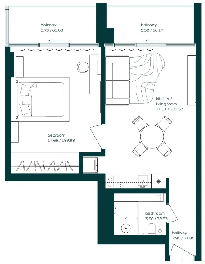 Arsenal East Vibe floor plan