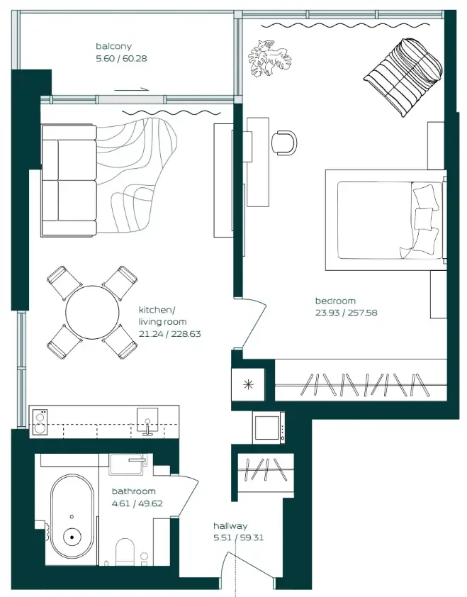 Arsenal East Vibe floor plan