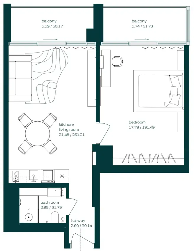 Arsenal East Vibe floor plan