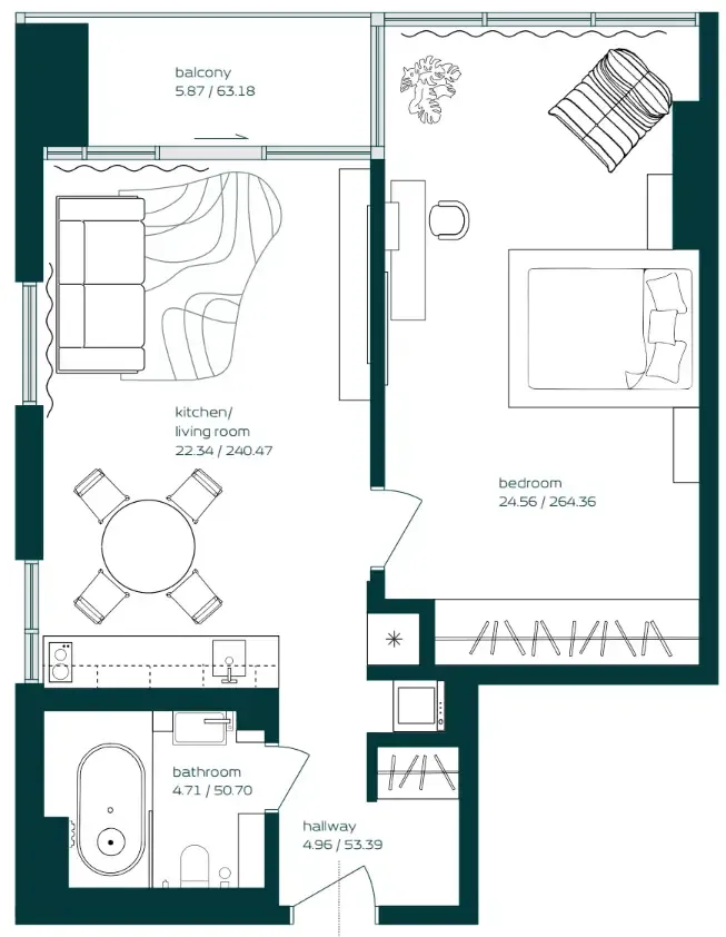 Arsenal East Vibe floor plan