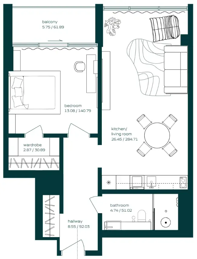 Arsenal East Vibe floor plan