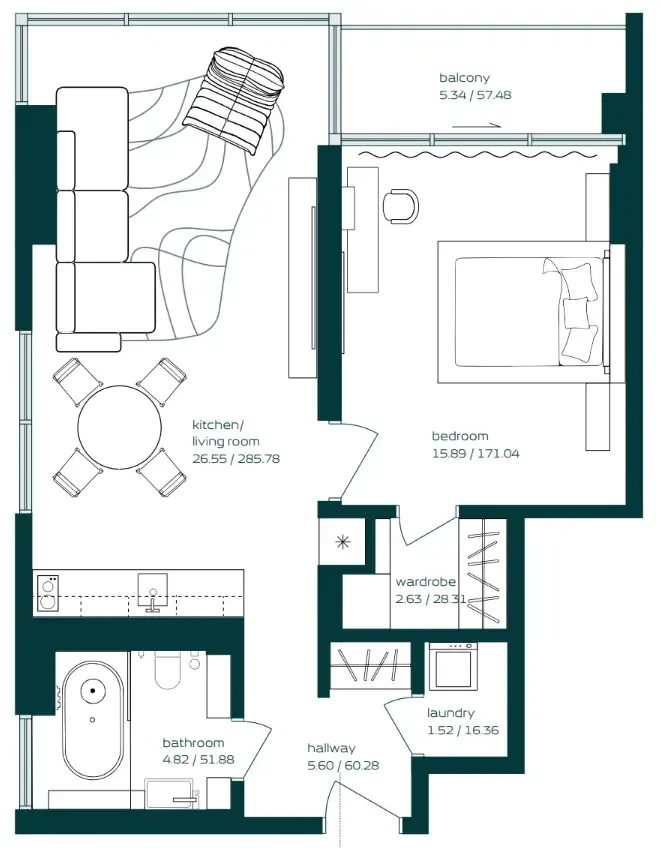 Arsenal East Vibe floor plan