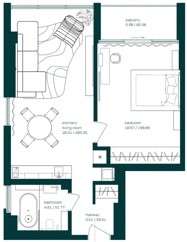 Arsenal East Vibe floor plan