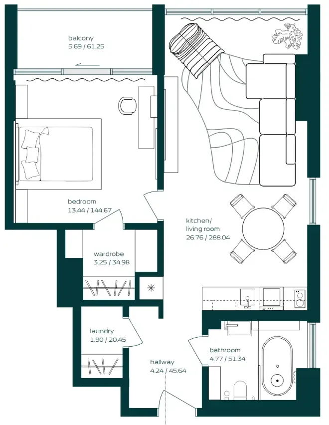 Arsenal East Vibe floor plan