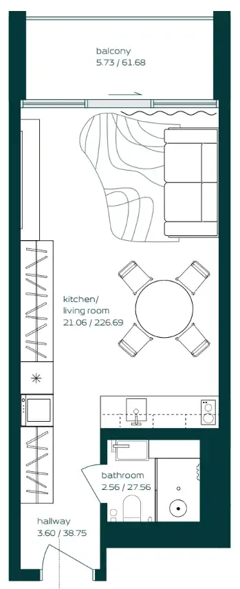 Arsenal East Vibe floor plan