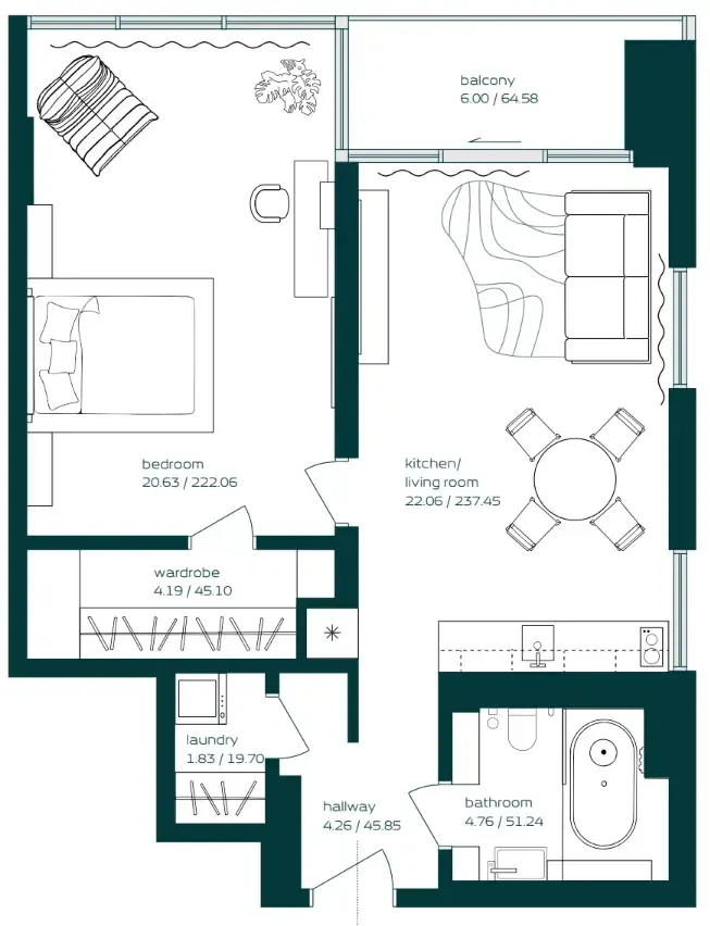 Arsenal East Vibe floor plan