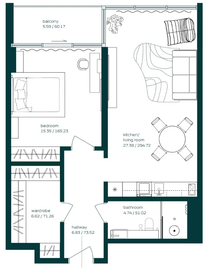 Arsenal East Vibe floor plan