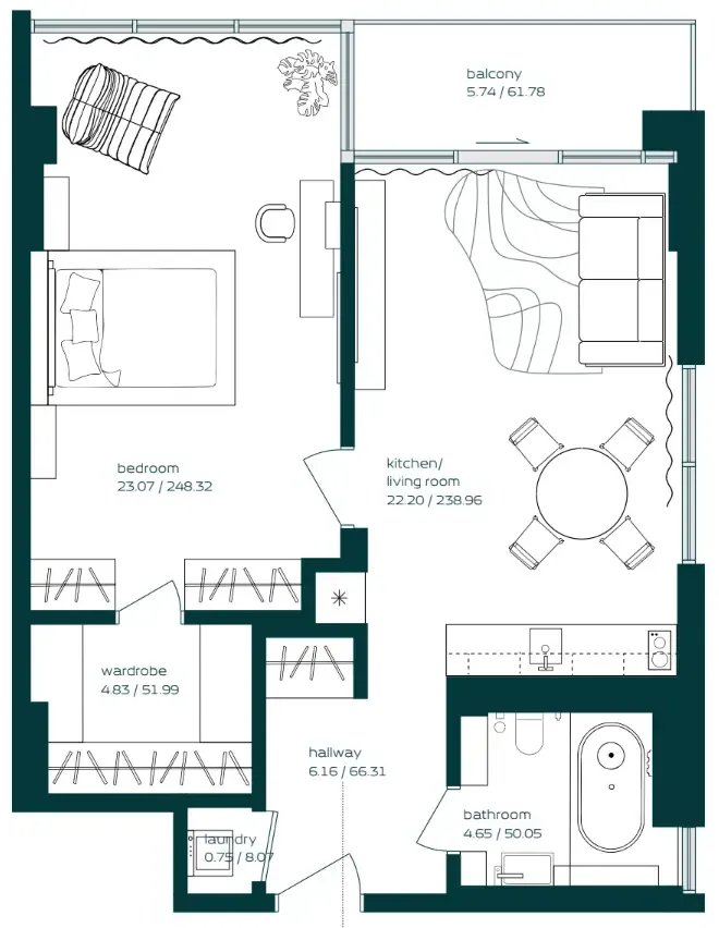 Arsenal East Vibe floor plan