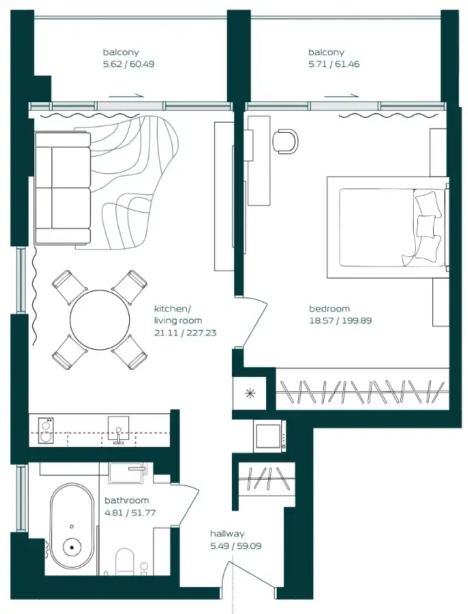 Arsenal East Vibe floor plan