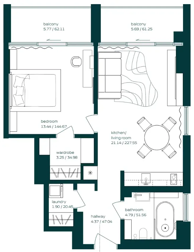 Arsenal East Vibe floor plan