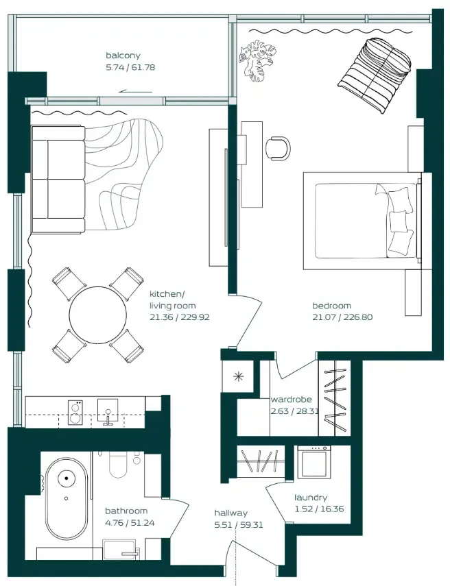 Arsenal East Vibe floor plan