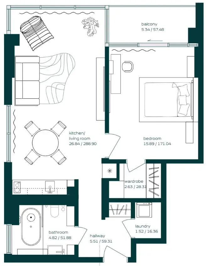 Arsenal East Vibe floor plan