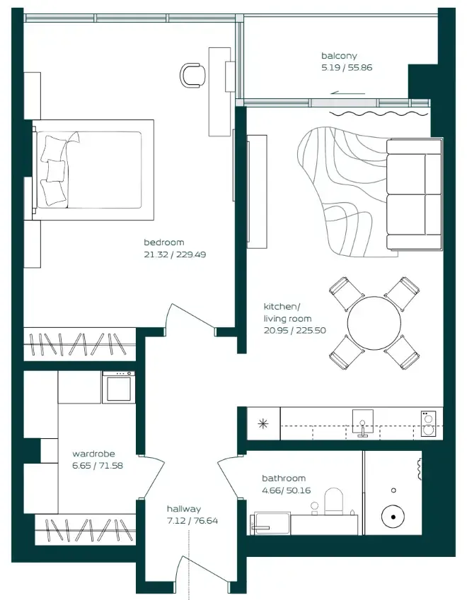 Arsenal East Vibe floor plan