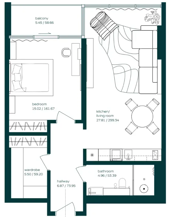Arsenal East Vibe floor plan